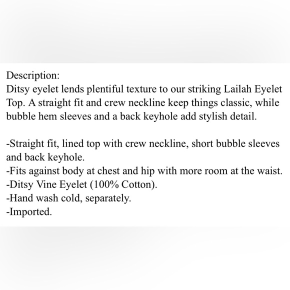 Lilly Pulitzer Lialah short sleeve top size S - Picture 7 of 7